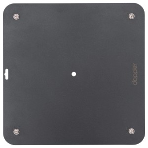 Châssis Doppler Vario pour socle en granit 42x42 cm, anthracite, pour faciliter le déplacement du pied de parasol.