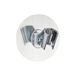 Wenko Static-Loc Osimo support de douchette, argent-chrome, pour douchettes, installation facile.
