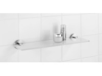 Wenko Wandablage Bosio Glas / Edelstahl Wenko Wandablage Bosio Glas / Edelstahl