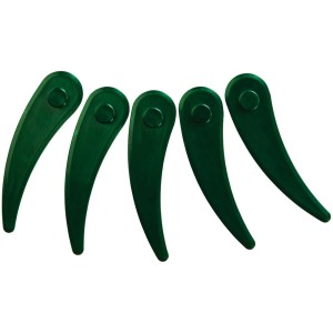 Lames de rechange Bosch Durablade 23 pour coupe-bordures sans fil, 5 pièces, vert.