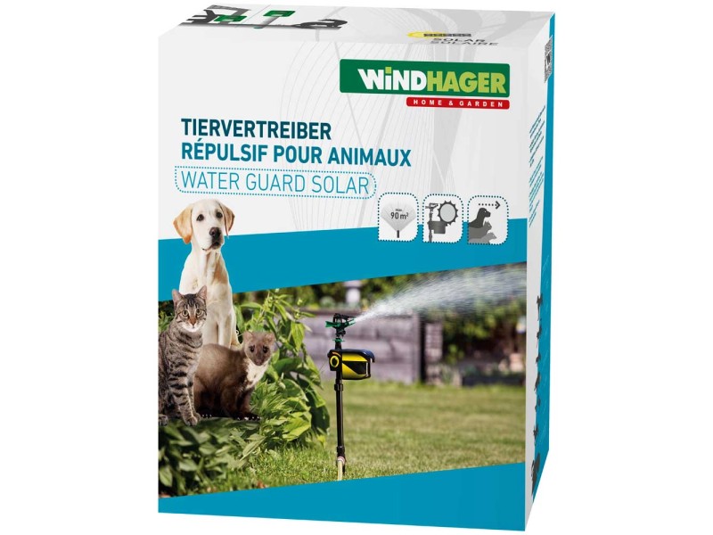 Windhager Appareil répulsif pour animaux Water Guard
