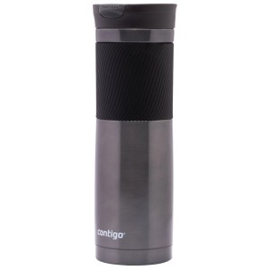 Contigo Byron thermos in acciaio inox, grigio, 720 ml. Tazza termica da viaggio a prova di perdite.