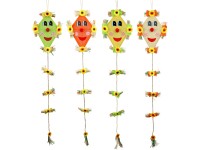 Dekofigur Drache Bunt 4-fach assortiert 22 x 31 cm