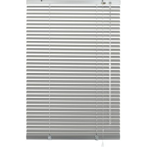 Gardinia Tenda veneziana in alluminio, 90x240 cm, argento, per finestre, controllo luce.