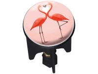 Waschbeckenstöpsel Pluggy Flamingo Love Ø 3,9 x 6,5 cm