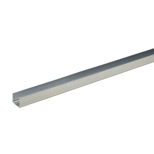 Profilo perimetrale Knauf UW, 40x50x2000 mm, per montaggio su telaio. Profilo metallico per fissaggio a pavimento e soffitto.