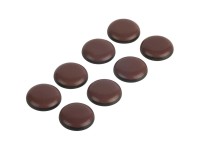 PTFE-Gleiter Easyglider Premium selbstklebend Braun Ø 25 mm / 8 Stk.