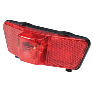 Luce posteriore per portapacchi Prophete, rossa.