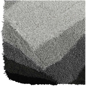 Tappeto bagno Spirella Kali grigio, 50x70 cm, in acrilico con rivestimento antiscivolo.