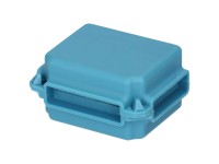 Gel-Box Kunststoff Blau IPX8 (HxBxT) 24 x 45 x 37 mm / Gr. M Gel-Box Kunststoff Blau IPX8 (HxBxT) 24 x 45 x 37 mm / Gr. M