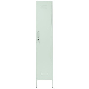 Beliani Armoire de bureau Frome vert menthe 185 x 38 x 50 cm