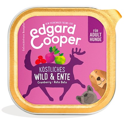Edgard & Cooper Cibo umido Selvaggina anatra mirtilli barbabietola Adult 150 g