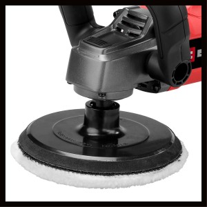 Einhell CC-PO 1100/150 CE polisseuse et ponceuse avec accessoire de polissage.