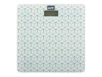 MSV Personenwaage Mosaik Weiss-Grau