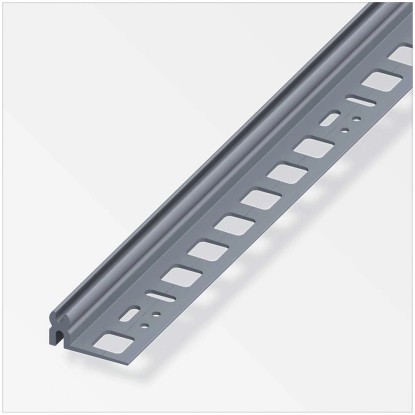 Profilo di supporto per CT PVC Grigio 1,35 x 3 x 100 cm