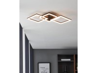 Eglo LED-Deckenleuchte Paranday-Z Schwarz Weiss 31 x 65 cm / 32,4 W / 4'000 lm