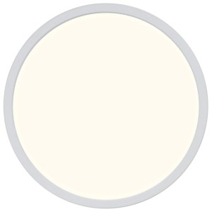 Plafoniera LED Nordlux Oja 29, bianca, Ø 29,4 cm. Lampada moderna e rotonda per interni ed esterni.