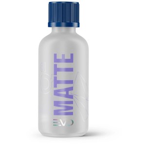 Gyeon Q² Matte EVO 50ml: Mattlack-Versiegelung für Autopflege mit blauem Deckel.