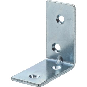 Équerre de chaise Hettich, 40x40x15 mm, acier galvanisé, 8 pièces, raccord de connexion.