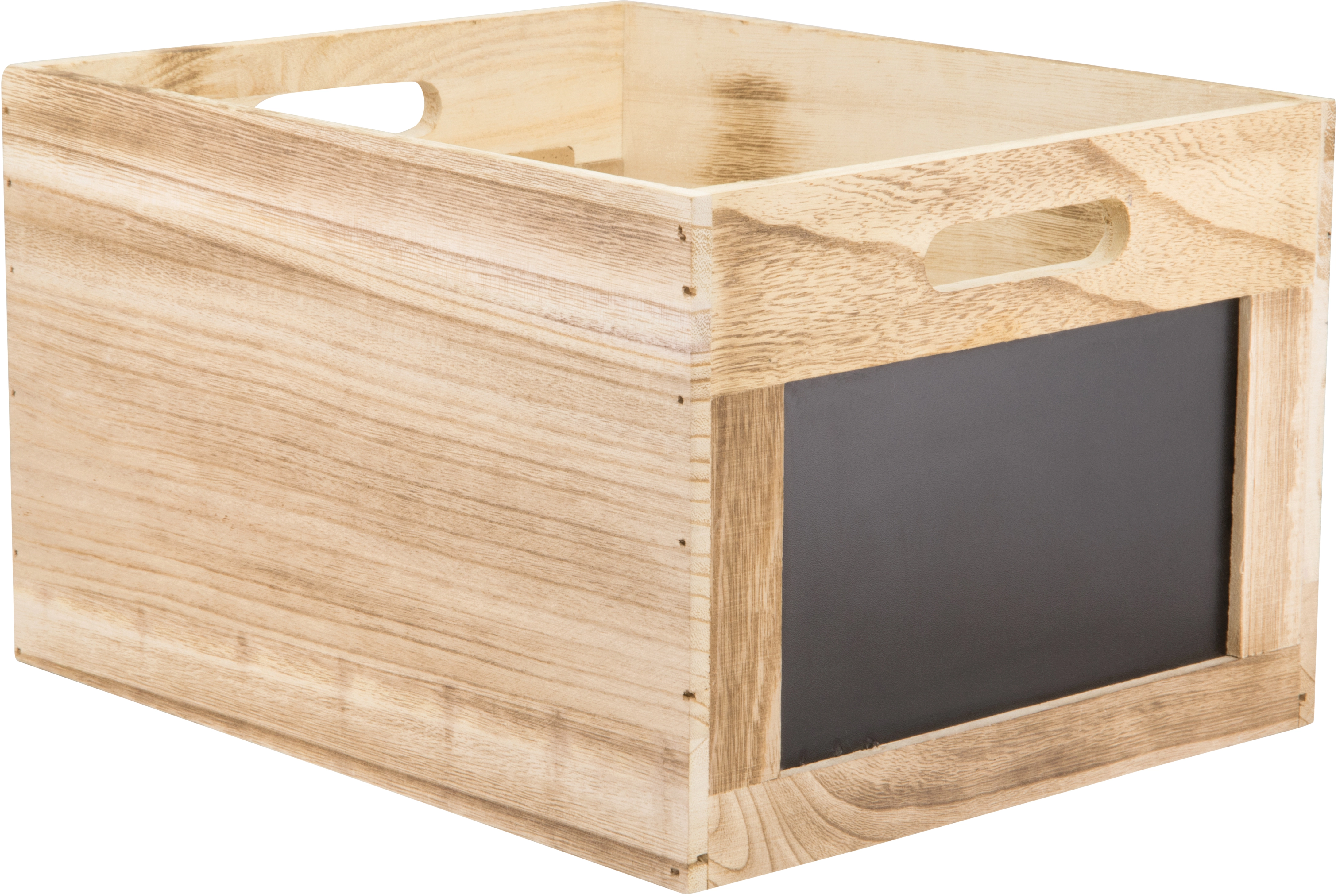 Scatola di legno con lavagnetta (HxLxP) 21 x 35 x 28 cm