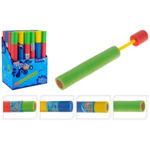 Pistola ad acqua in schiuma colorata, 44,5 cm, per bambini e giochi acquatici all'aperto.