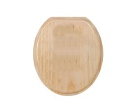 MSV WC-Sitz Pinie Braun (HxBxT) 45 x 37 x 5,6 cm