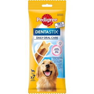 Pedigree DentaStix Maxi per cani oltre 25kg, 7 pezzi. Snack per l'igiene dentale che aiuta a ridurre il tartaro.