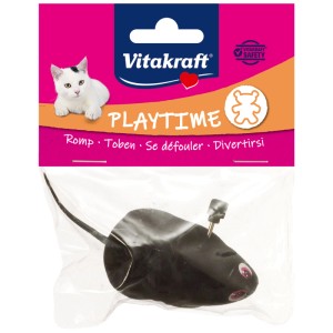 Vitakraft souris jouet à remonter, en plastique, env. 12 cm.