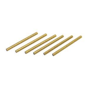 LUX Cartucce colla a caldo oro, 8 mm, 12 pezzi per pistole per colla a caldo.