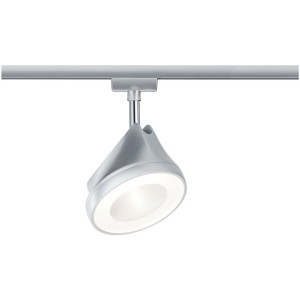 Paulmann URail Spot Arena, 15W, cromo opaco/cromo, dimmerabile, per sistemi a binario.