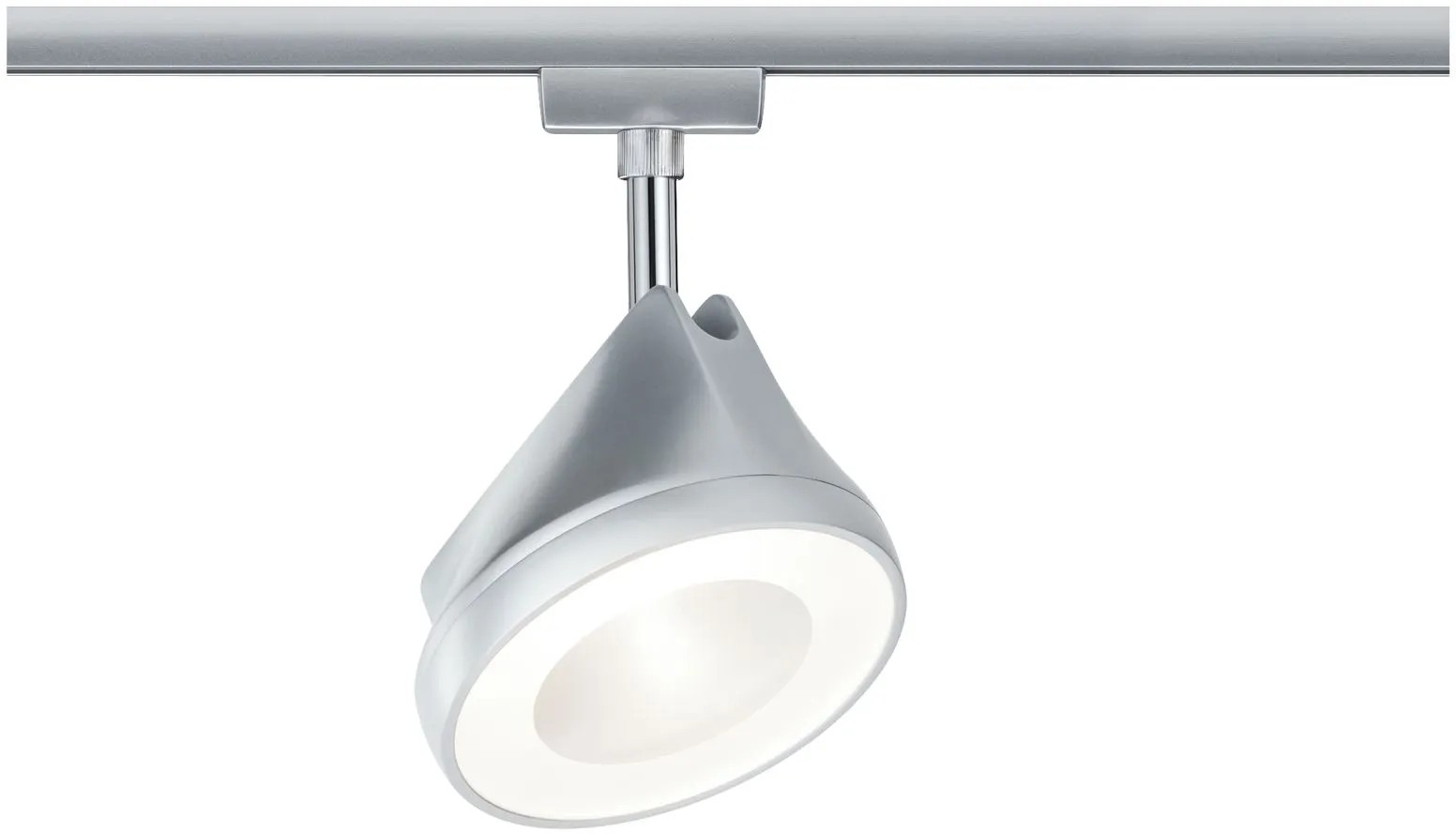 Paulmann URail LED-Spot Hemi – 5W, Fest Eingebaut, Chrom Matt Für Hochvolt-Schienensystem