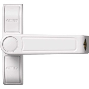 Abus Fenster-Zusatzsicherung 2410, weiß, für Einflügelfenster, zur Erhöhung der Fenstersicherheit.