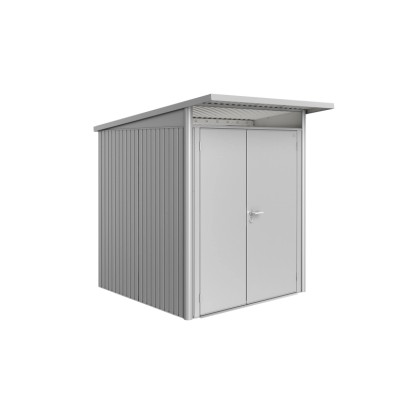 Casetta da giardino Biohort in metallo AvantGarde sp. 0,5 mm argento 3,96 m²