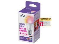WiZ LED-Leuchtmittel Standardform E27 WiFi Bluetooth Colors 8 W / 806 lm