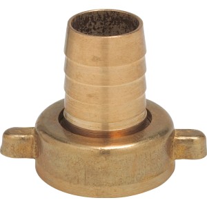 Kit de raccord en laiton 19 mm (3/4") avec filetage femelle pour raccord de tuyau.
