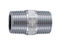 Doppelnippel konisch Rotguss 3/8