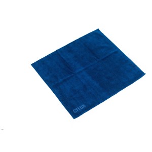 Blaues Gyeon Mikrofasertuch Q²M BaldWipe EVO 40x40 cm für Autopflege.