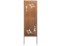 Nouvel Paravent Hedera steckbar Stahl Rostfarben (HxBxT) 160 x 60 x 2 cm