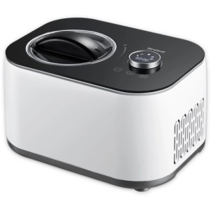 Trisa La Cremeria Plus Eismaschine, 0,8 l, mit Timer und Kühlfunktion für Eis, Sorbet und Frozen Yogurt.
