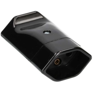 Raccord de prise de sécurité Type 13 noir pour câbles jusqu'à 8,5 mm de diamètre.