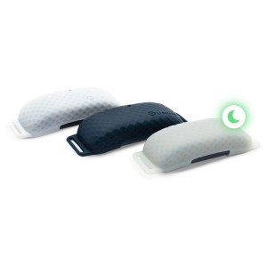 Tractive GPS CAT 4 fixation pour collier, lot de 3, bleu, blanc et luminescent.