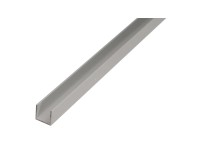 U-Profil selbstklemmend Silber eloxiert 10 x 8,9 x 1'000 mm