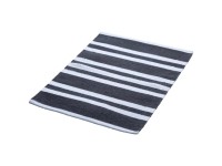 Kleine Wolke Badteppich Lina Baumwolle Anthrazit 50 x 70 cm