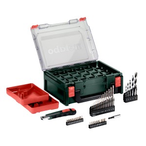 Metabo PowerMaxx BS Basic Set trapano avvitatore a batteria con set di 41 accessori in valigetta.