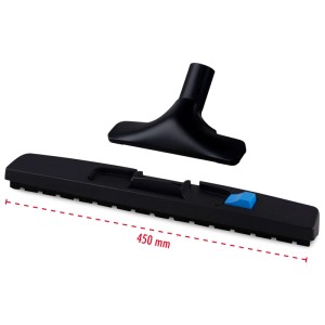 Trisa Brosse de sol universelle XXL Ø 35mm, extra large (450mm) avec brosse d'ameublement intégrée.
