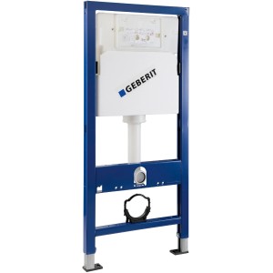 Geberit Duofix Basic elemento a parete per WC sospeso con cassetta.