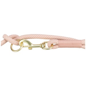 Trixie guinzaglio estensibile Soft Rope, rosa-rosa chiaro, con moschettone.