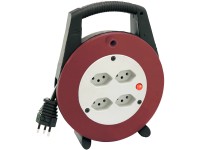 Vario Line Kabelbox H05VV-F 3G 1,0 / 4-fach Schwarz-Bordeaux-Lichtgrau 20 m