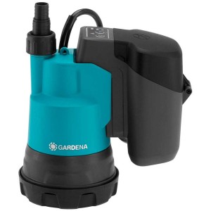 Pompe submersible d'eau claire sans fil Gardena 2000/2 18V P4A Ready-To-Use-Set pour drainage et irrigation.