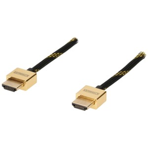 Cavo HDMI Slim Schwaiger oro, 1,5 m, per computer e multimedia.